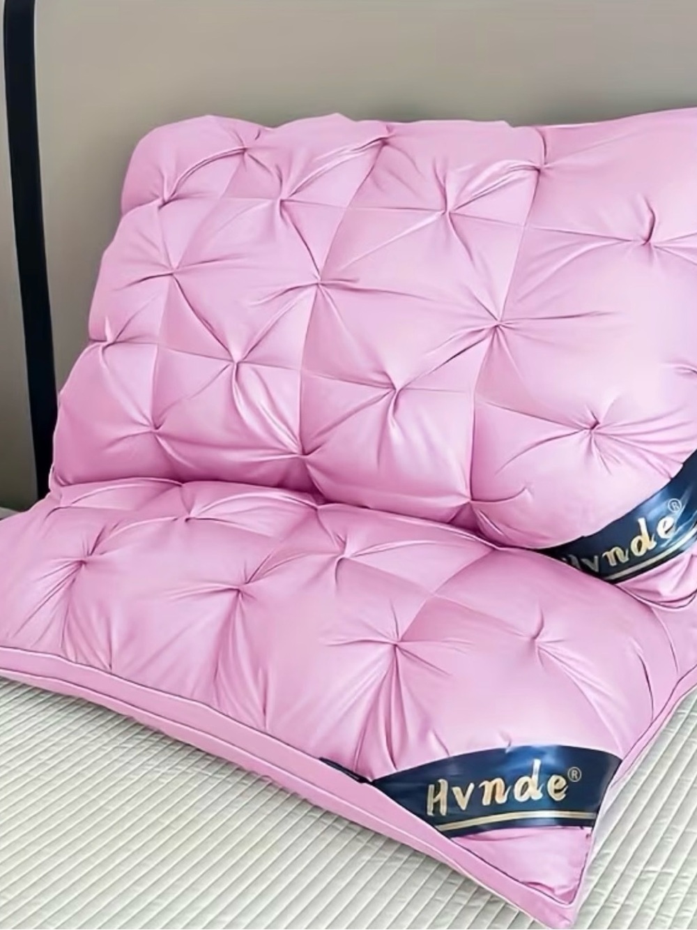 Pink Tufted Cooling Pillow - Set of 2